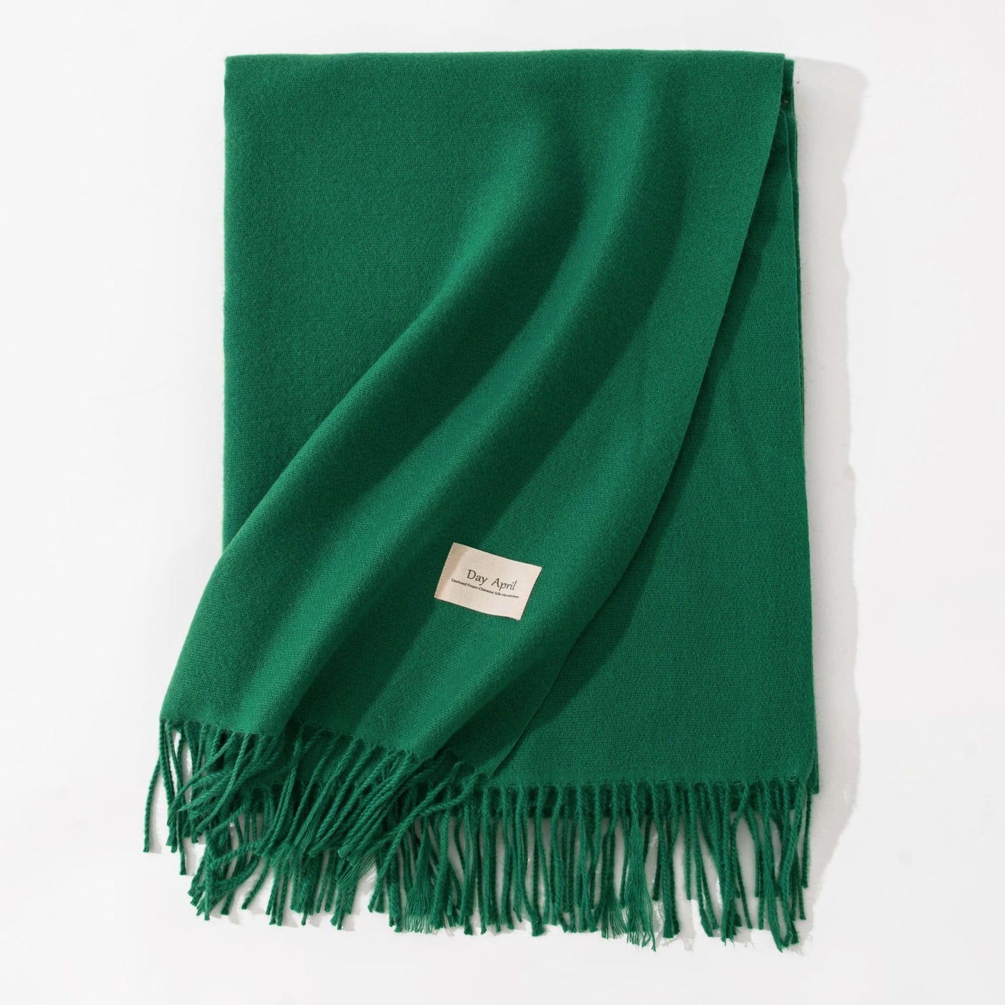 Elegant Halsduk i Imitationskashmir – Varm & Stilren med Fransar
