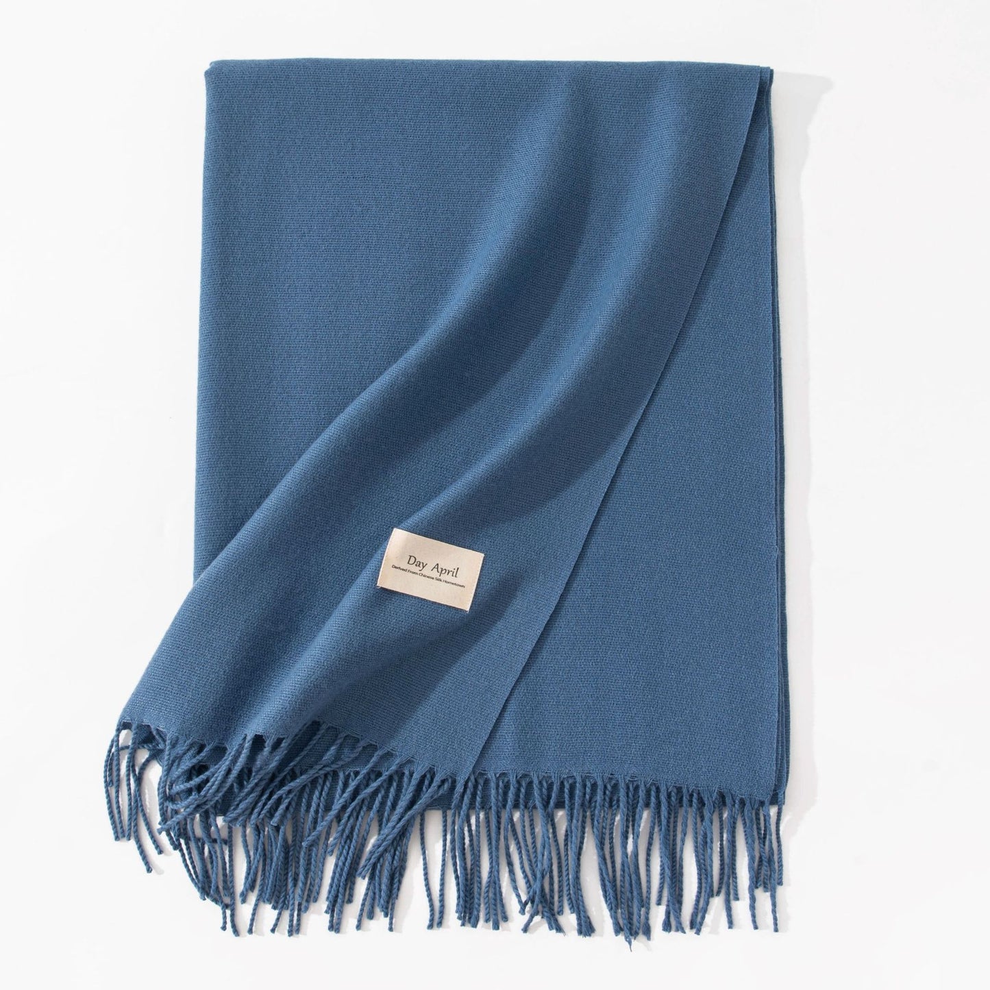 Elegant Halsduk i Imitationskashmir – Varm & Stilren med Fransar