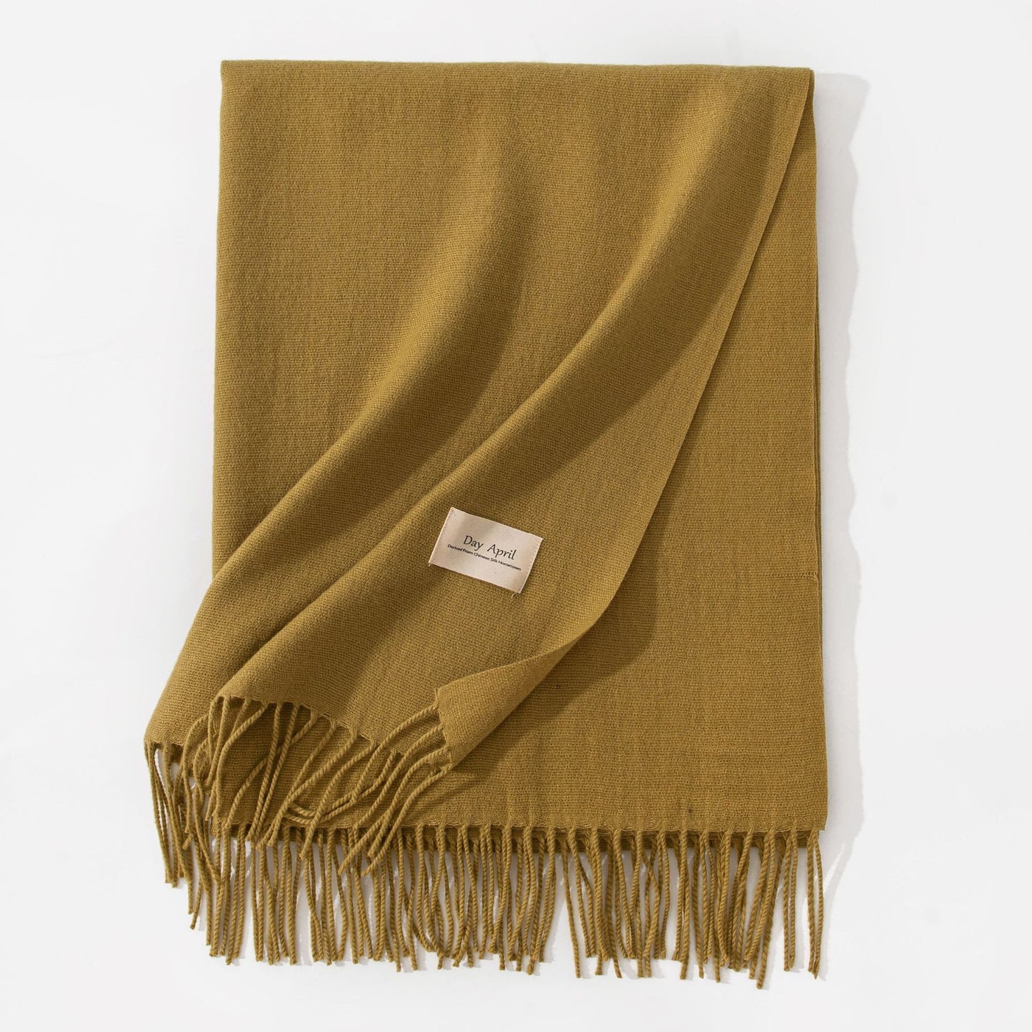 Elegant Halsduk i Imitationskashmir – Varm & Stilren med Fransar