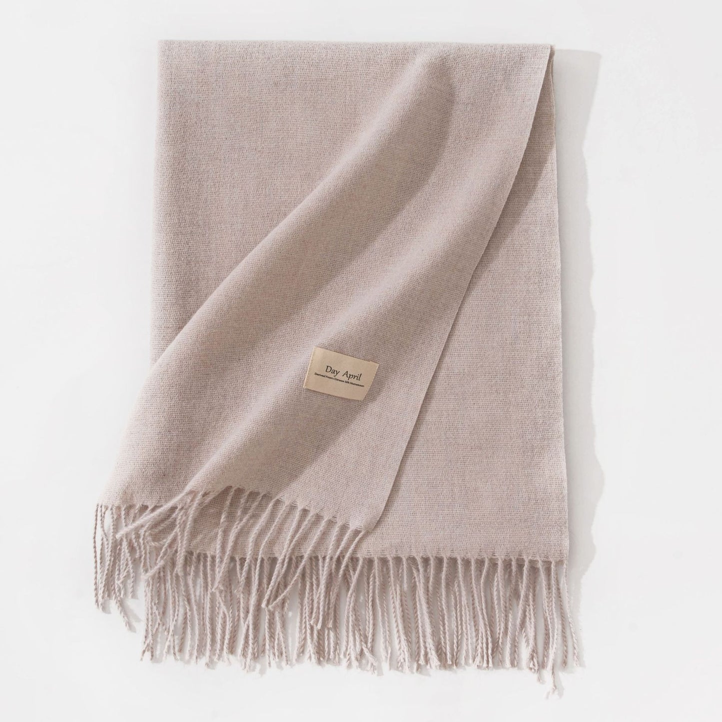 Elegant Halsduk i Imitationskashmir – Varm & Stilren med Fransar