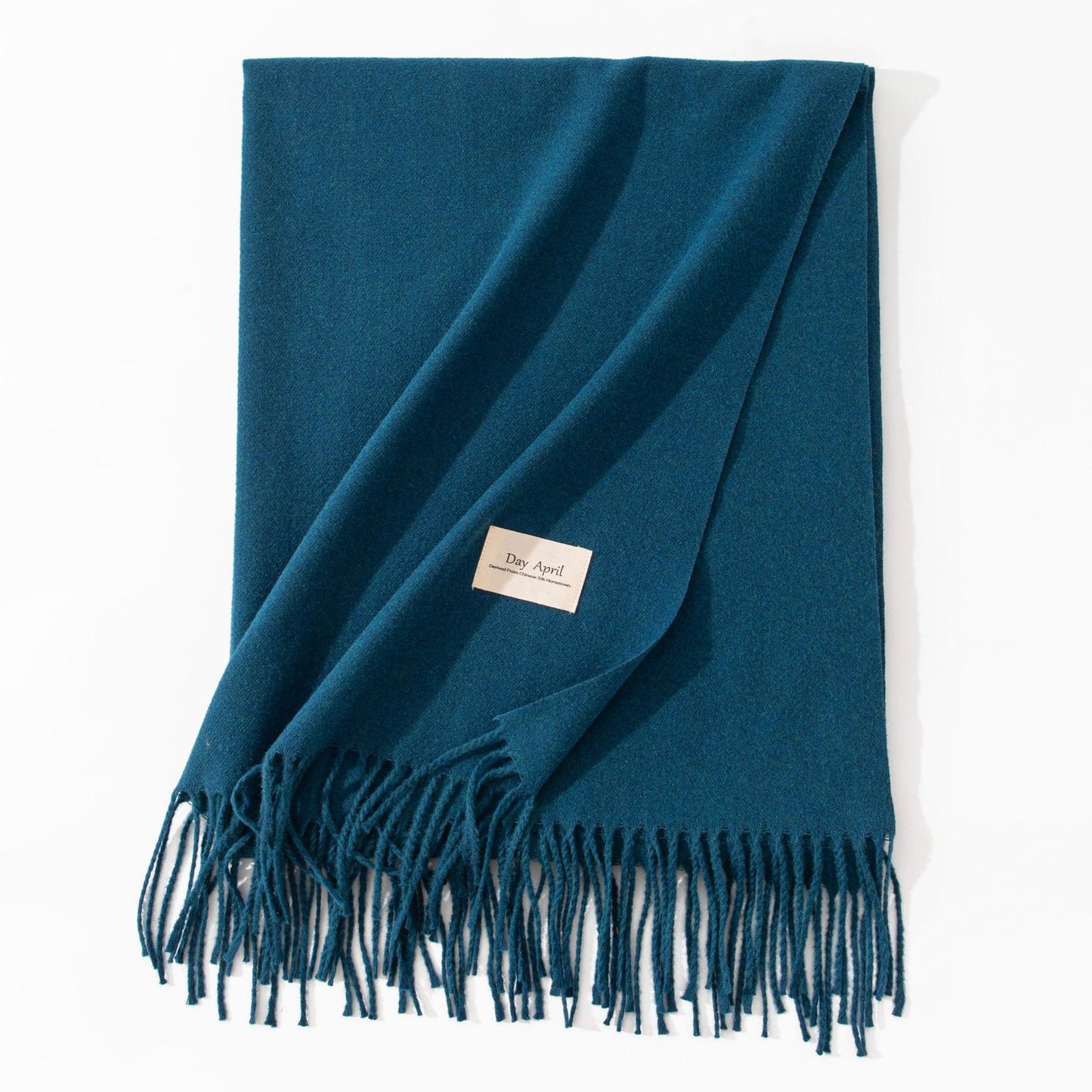 Elegant Halsduk i Imitationskashmir – Varm & Stilren med Fransar
