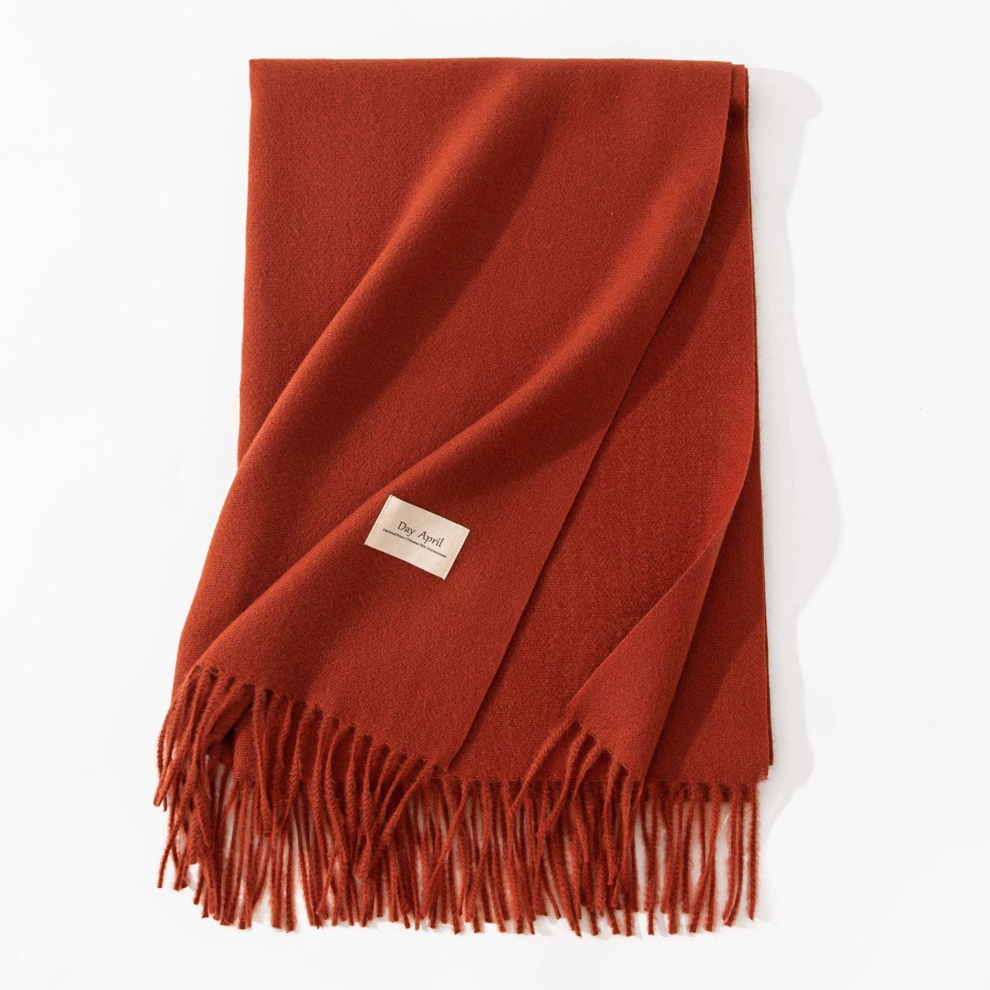 Elegant Halsduk i Imitationskashmir – Varm & Stilren med Fransar