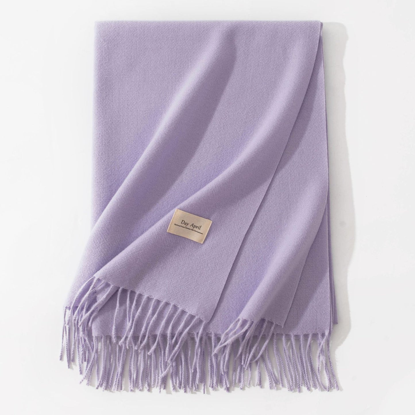 Elegant Halsduk i Imitationskashmir – Varm & Stilren med Fransar