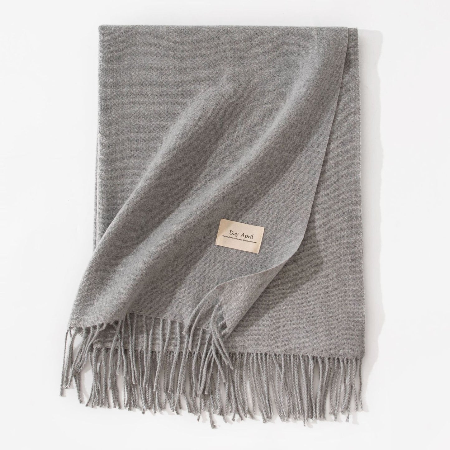 Elegant Halsduk i Imitationskashmir – Varm & Stilren med Fransar