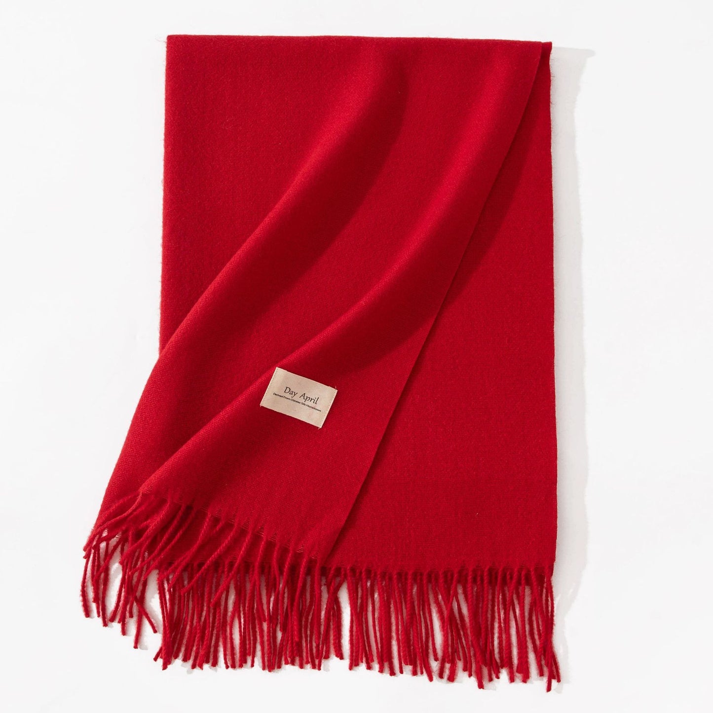 Elegant Halsduk i Imitationskashmir – Varm & Stilren med Fransar