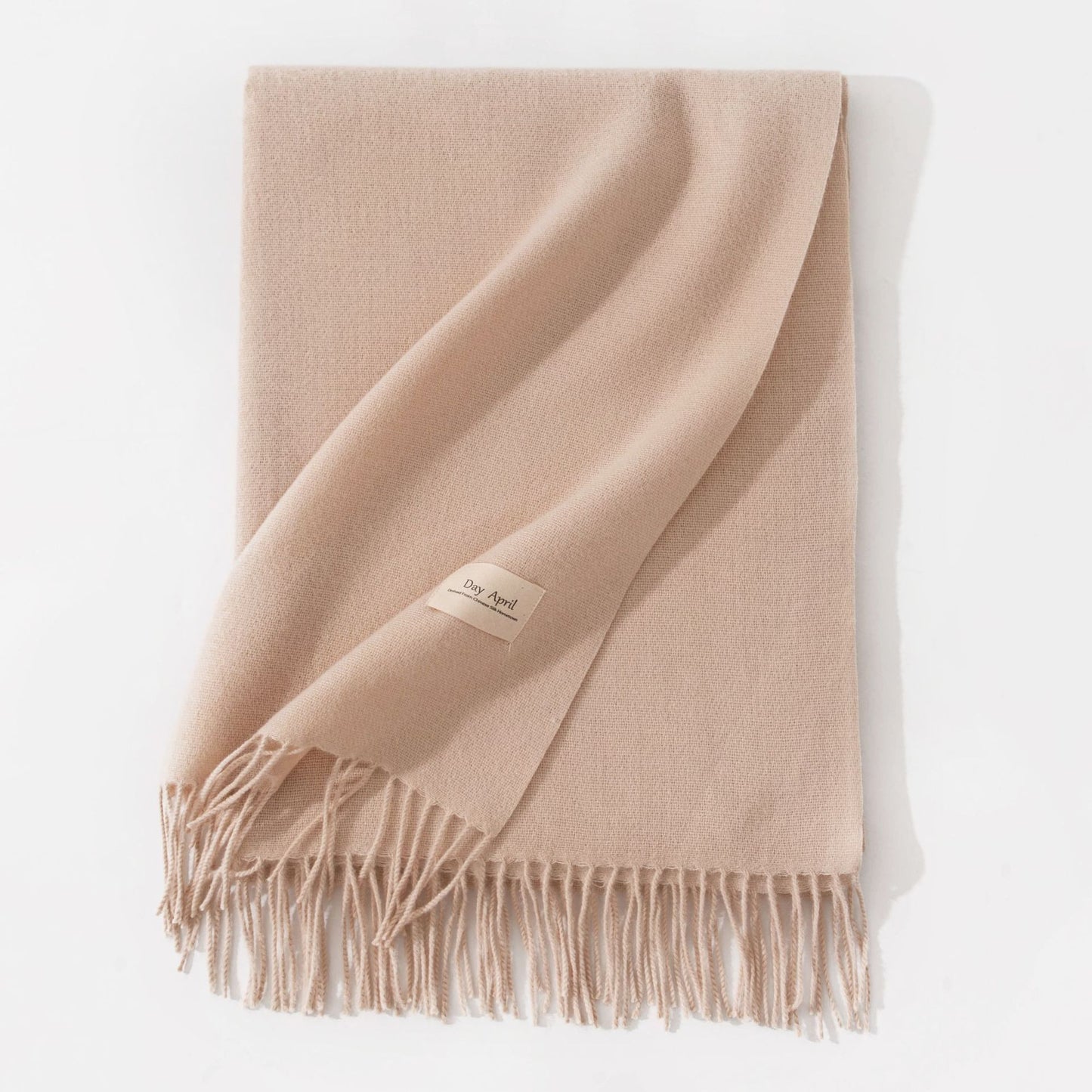 Elegant Halsduk i Imitationskashmir – Varm & Stilren med Fransar