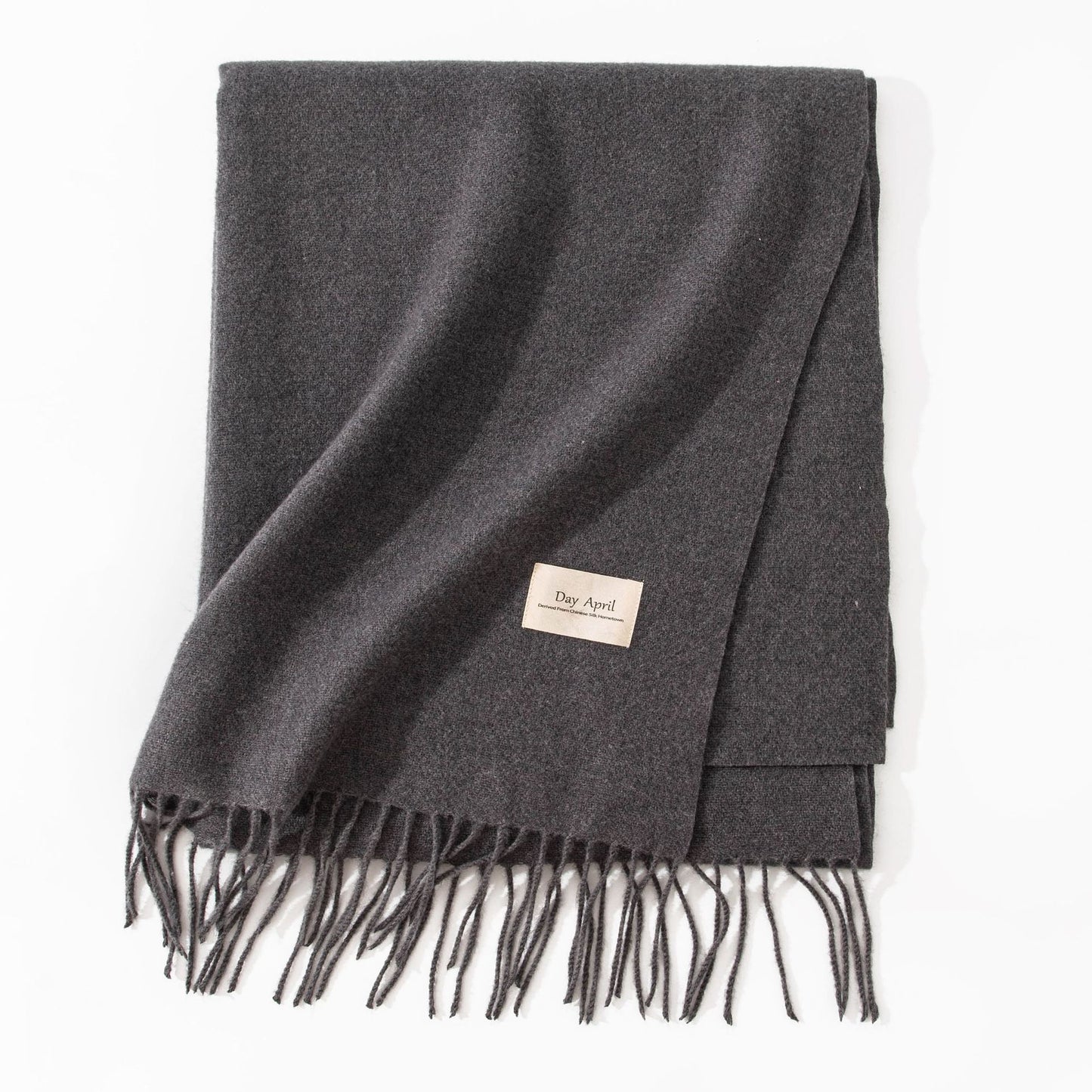 Elegant Halsduk i Imitationskashmir – Varm & Stilren med Fransar