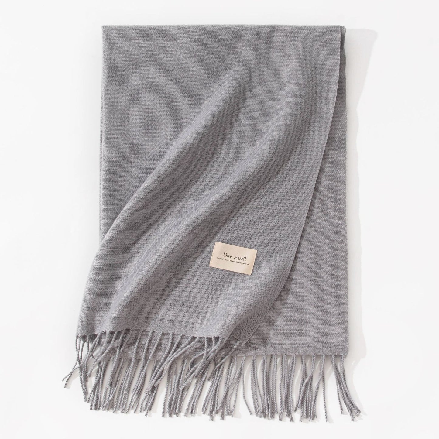 Elegant Halsduk i Imitationskashmir – Varm & Stilren med Fransar