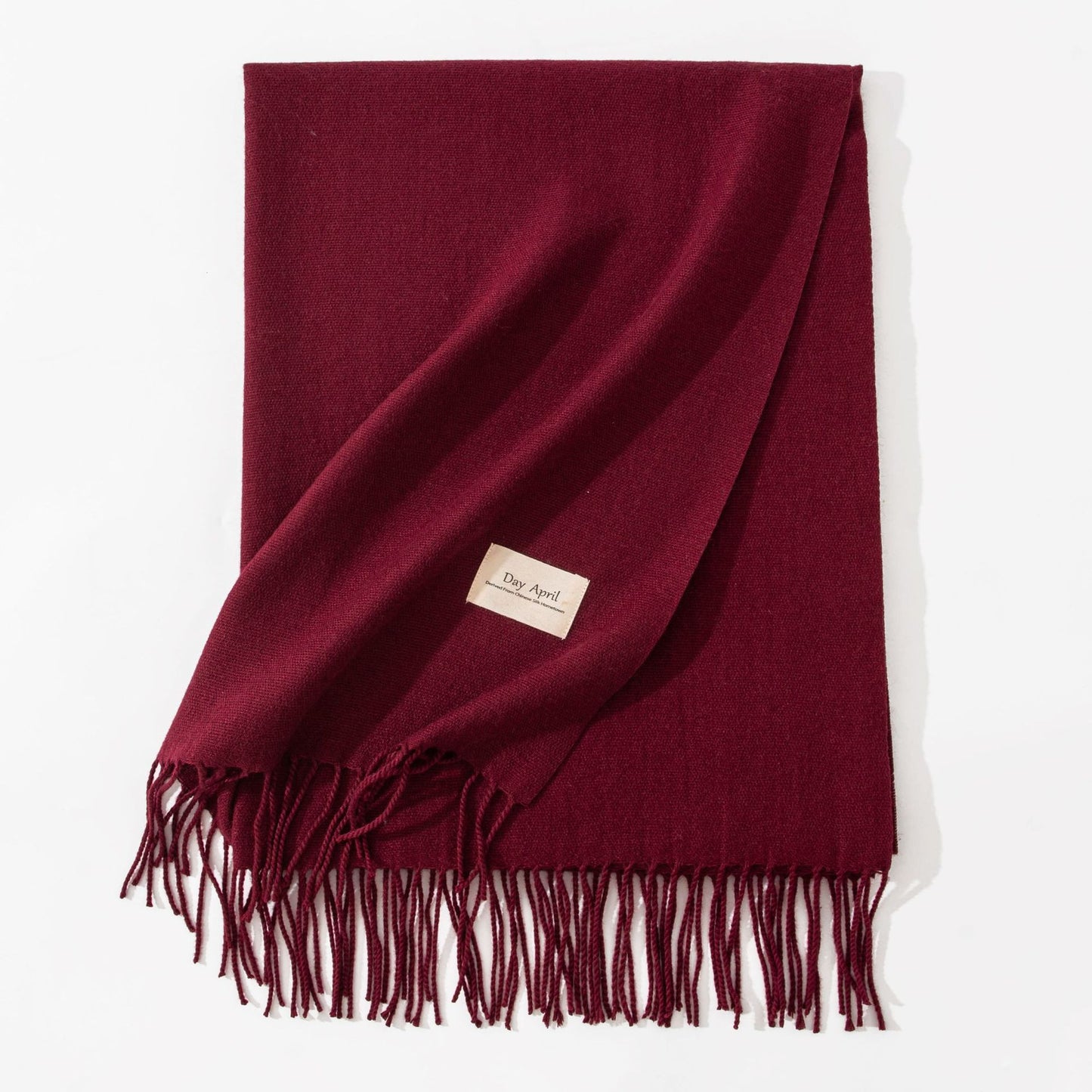 Elegant Halsduk i Imitationskashmir – Varm & Stilren med Fransar