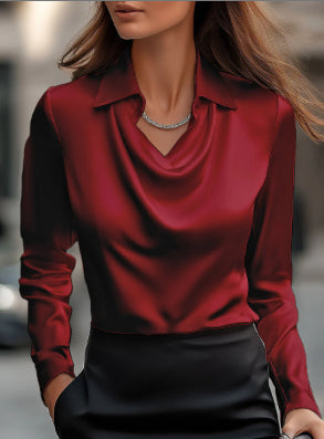 Elegant Merciserad Skjorta