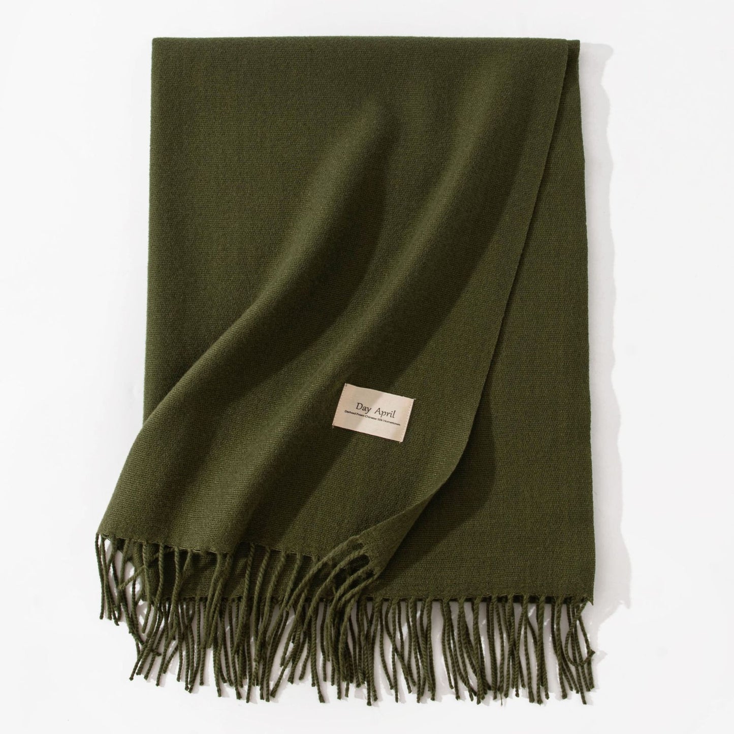 Elegant Halsduk i Imitationskashmir – Varm & Stilren med Fransar