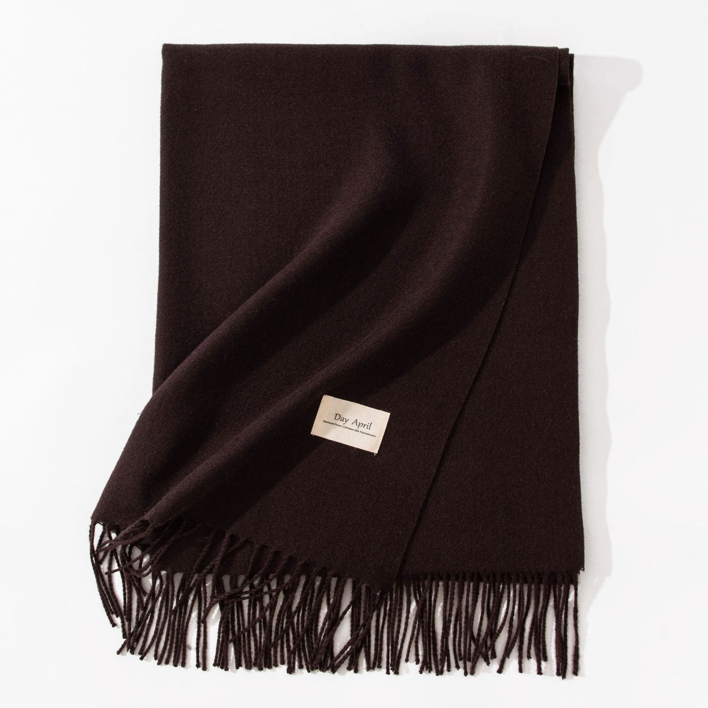 Elegant Halsduk i Imitationskashmir – Varm & Stilren med Fransar