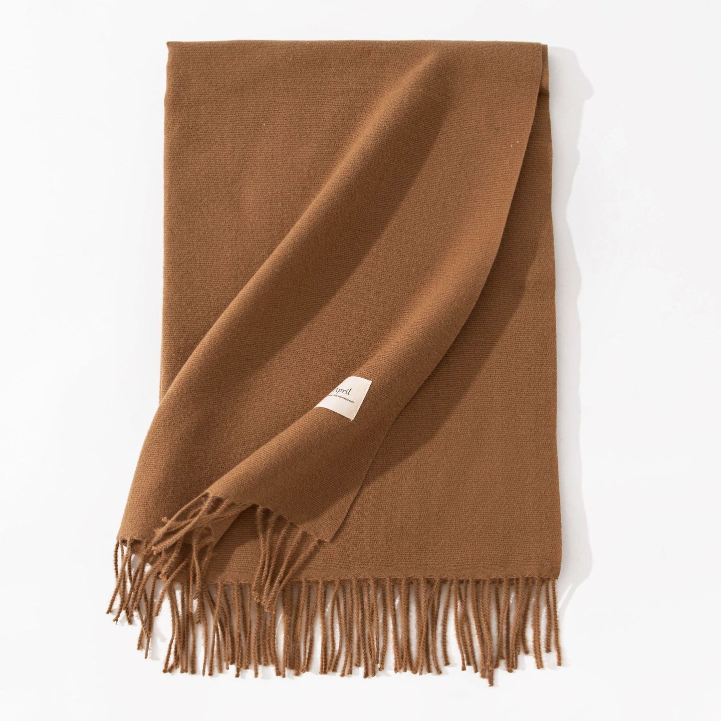 Elegant Halsduk i Imitationskashmir – Varm & Stilren med Fransar
