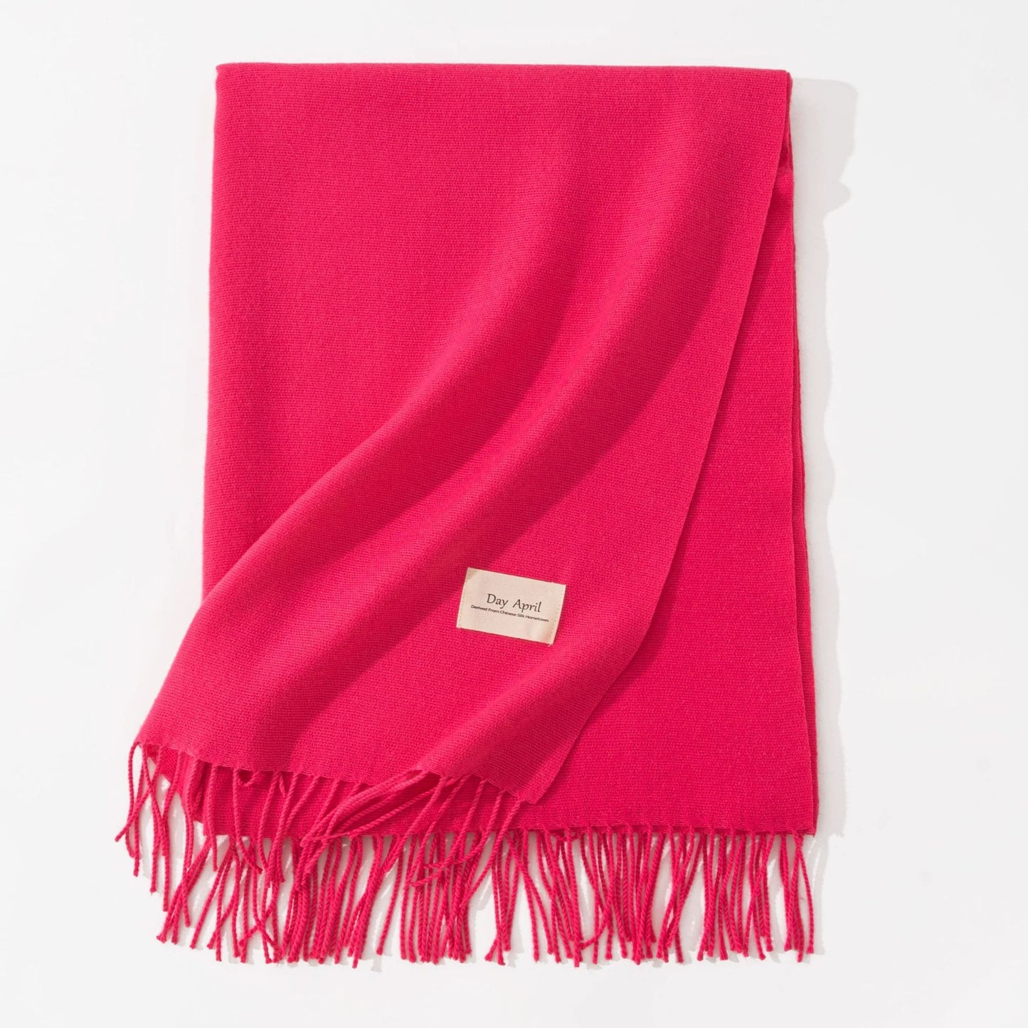 Elegant Halsduk i Imitationskashmir – Varm & Stilren med Fransar