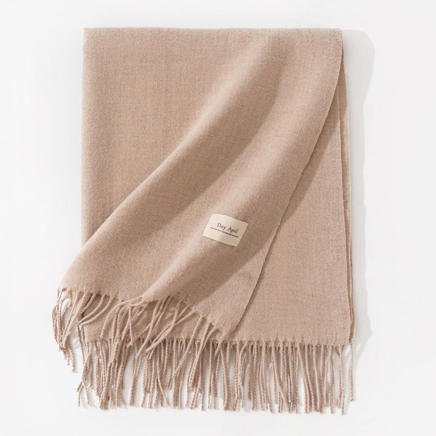 Elegant Halsduk i Imitationskashmir – Varm & Stilren med Fransar