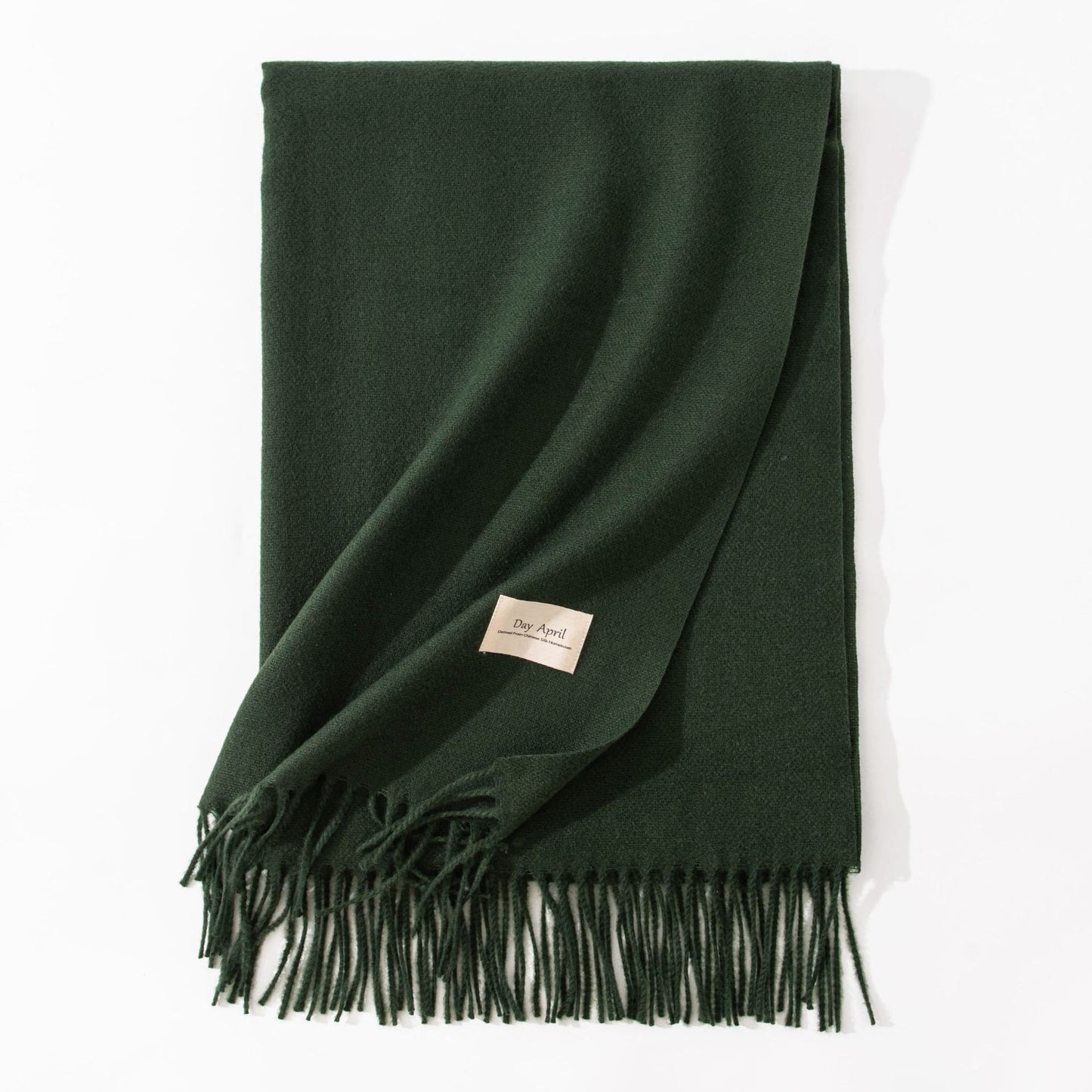 Elegant Halsduk i Imitationskashmir – Varm & Stilren med Fransar