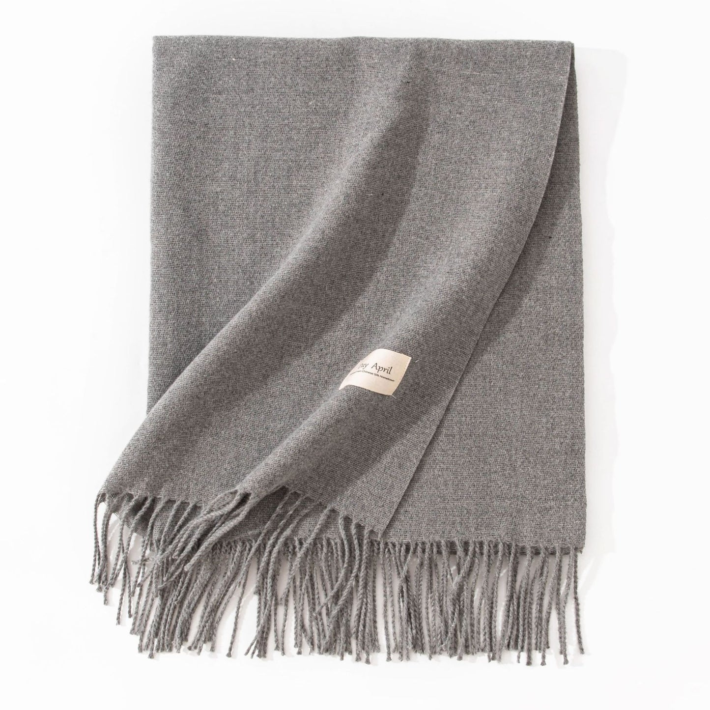 Elegant Halsduk i Imitationskashmir – Varm & Stilren med Fransar