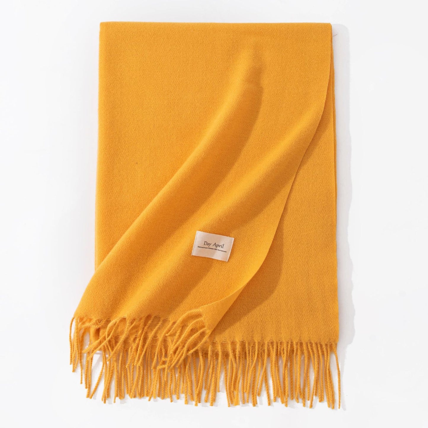 Elegant Halsduk i Imitationskashmir – Varm & Stilren med Fransar