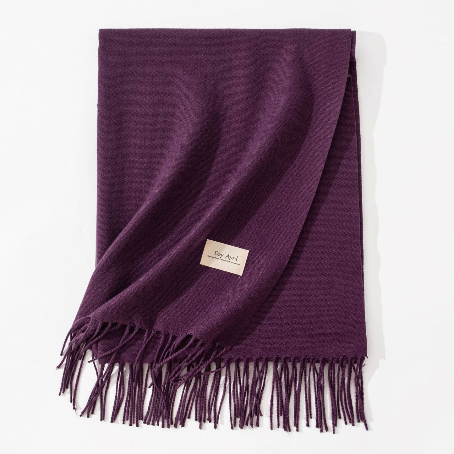 Elegant Halsduk i Imitationskashmir – Varm & Stilren med Fransar