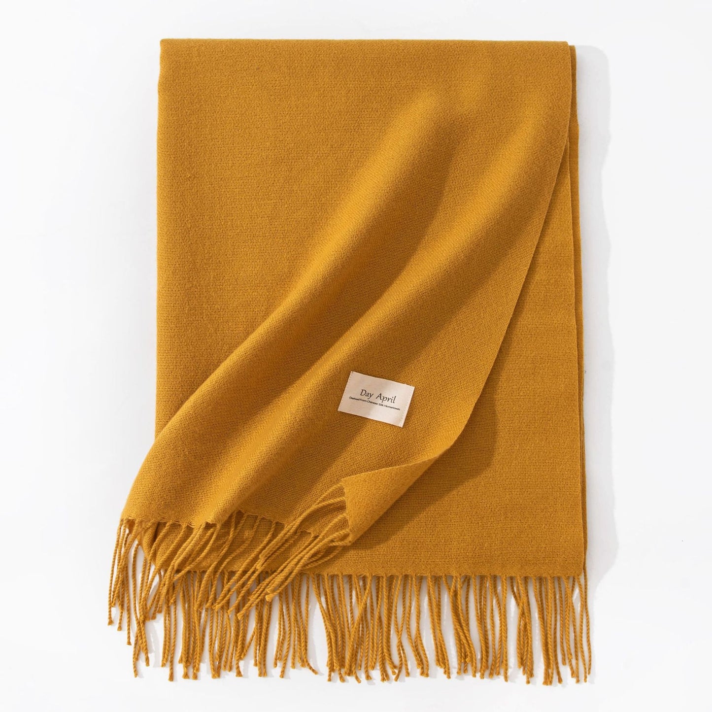 Elegant Halsduk i Imitationskashmir – Varm & Stilren med Fransar