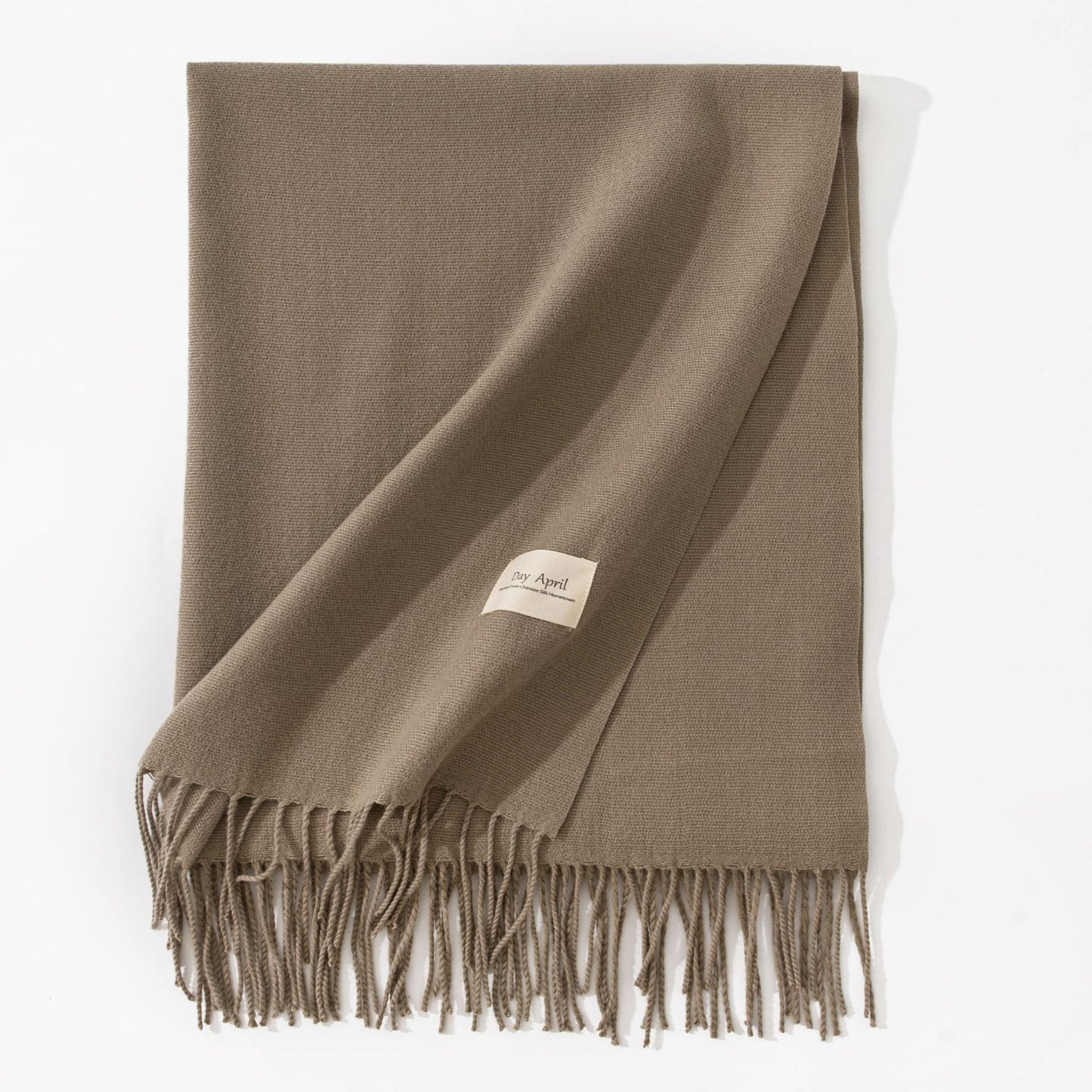 Elegant Halsduk i Imitationskashmir – Varm & Stilren med Fransar