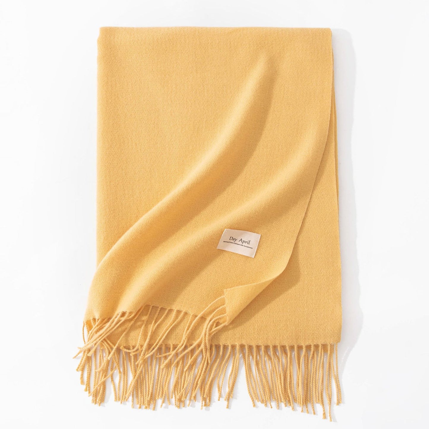 Elegant Halsduk i Imitationskashmir – Varm & Stilren med Fransar