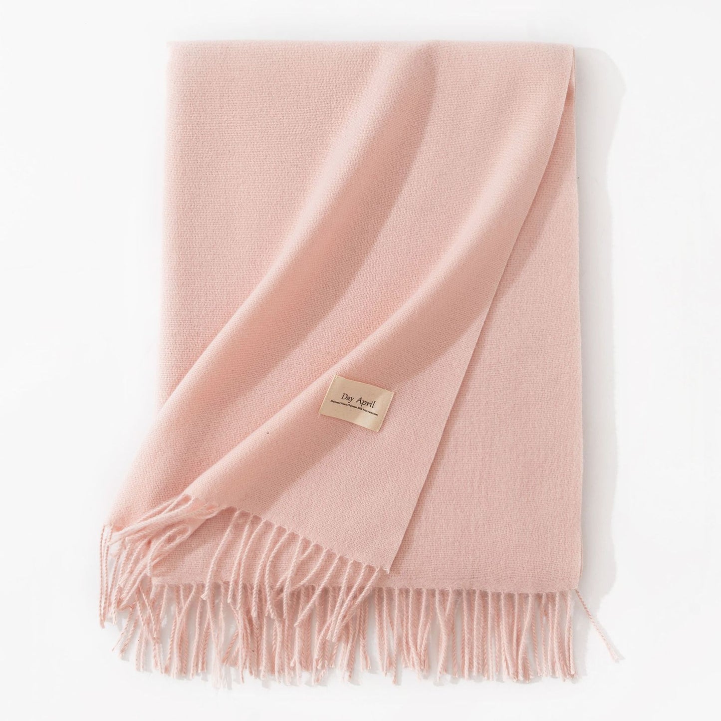 Elegant Halsduk i Imitationskashmir – Varm & Stilren med Fransar