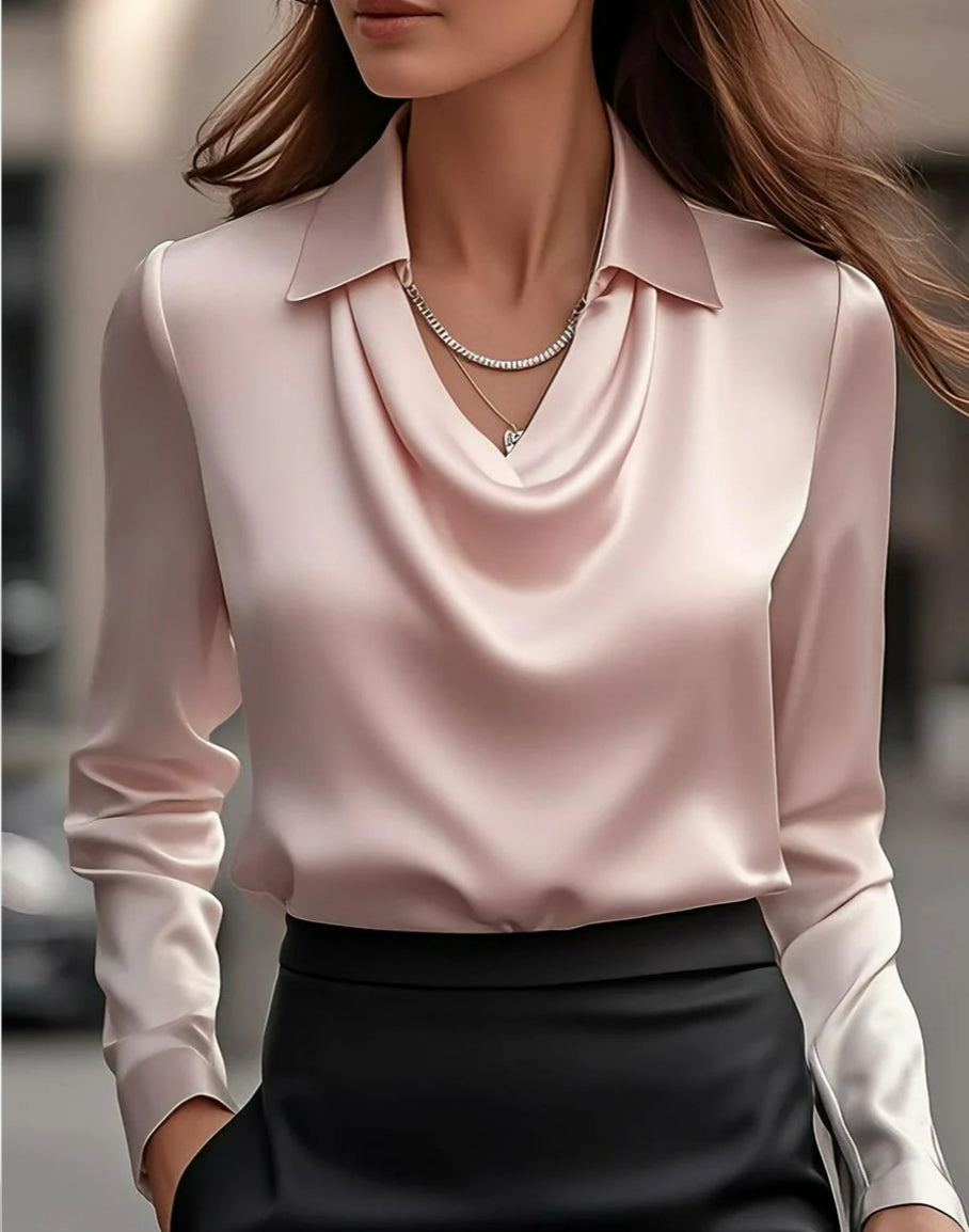 Elegant Merciserad Skjorta