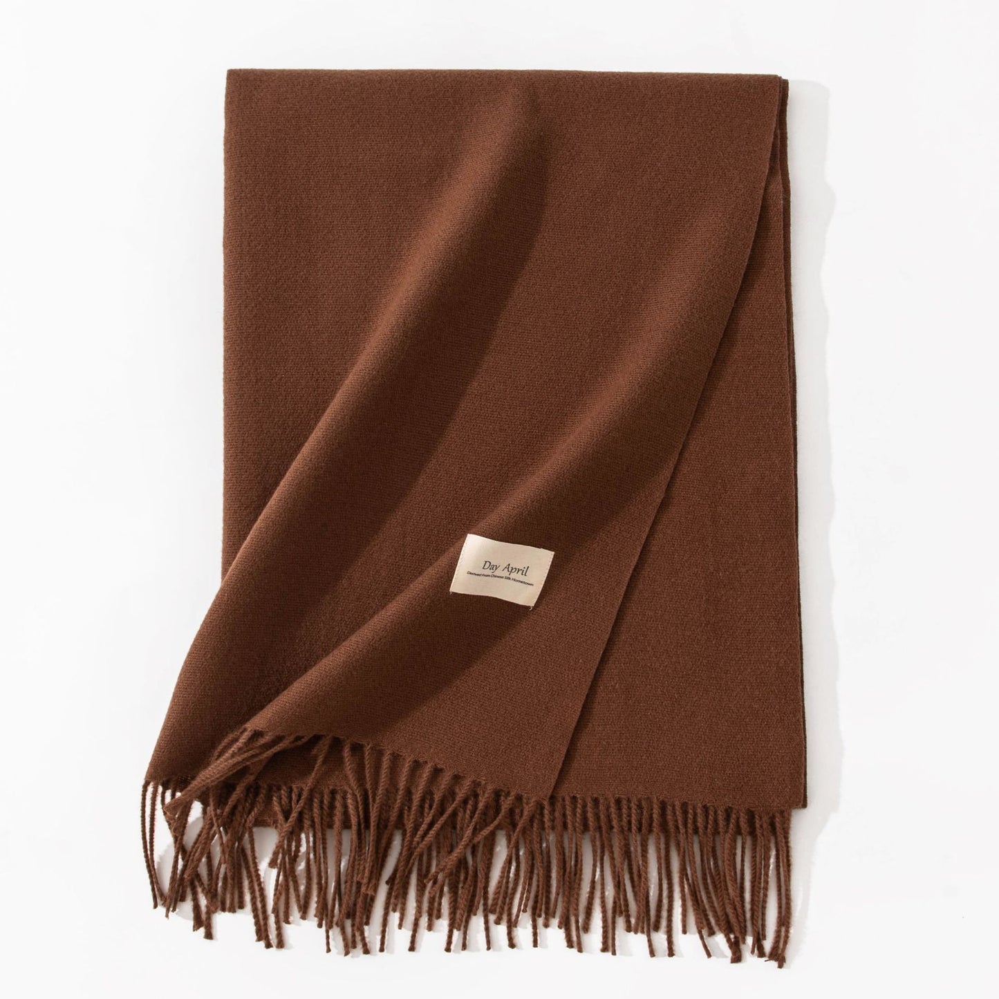 Elegant Halsduk i Imitationskashmir – Varm & Stilren med Fransar