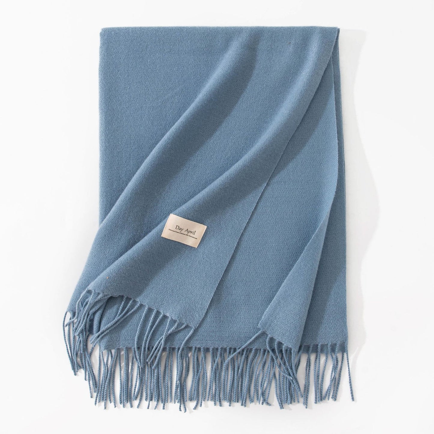 Elegant Halsduk i Imitationskashmir – Varm & Stilren med Fransar
