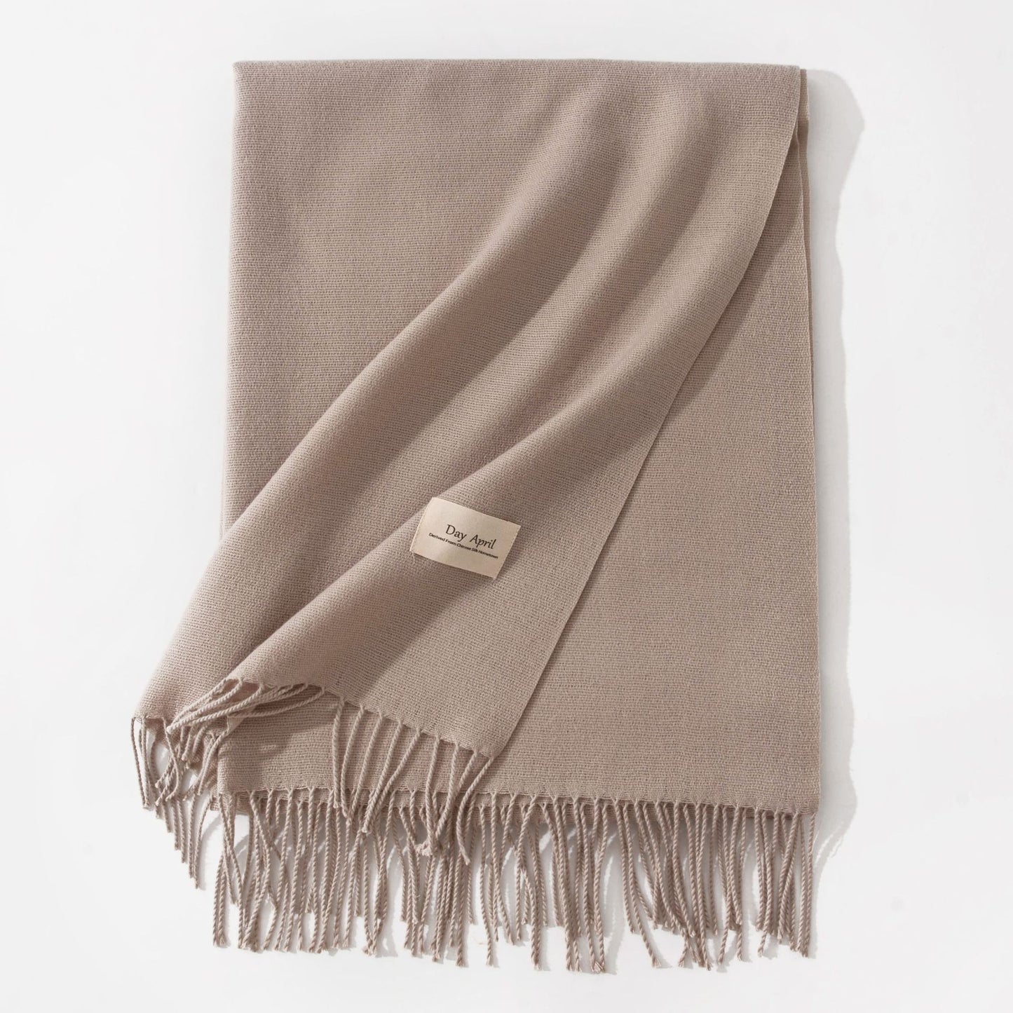 Elegant Halsduk i Imitationskashmir – Varm & Stilren med Fransar