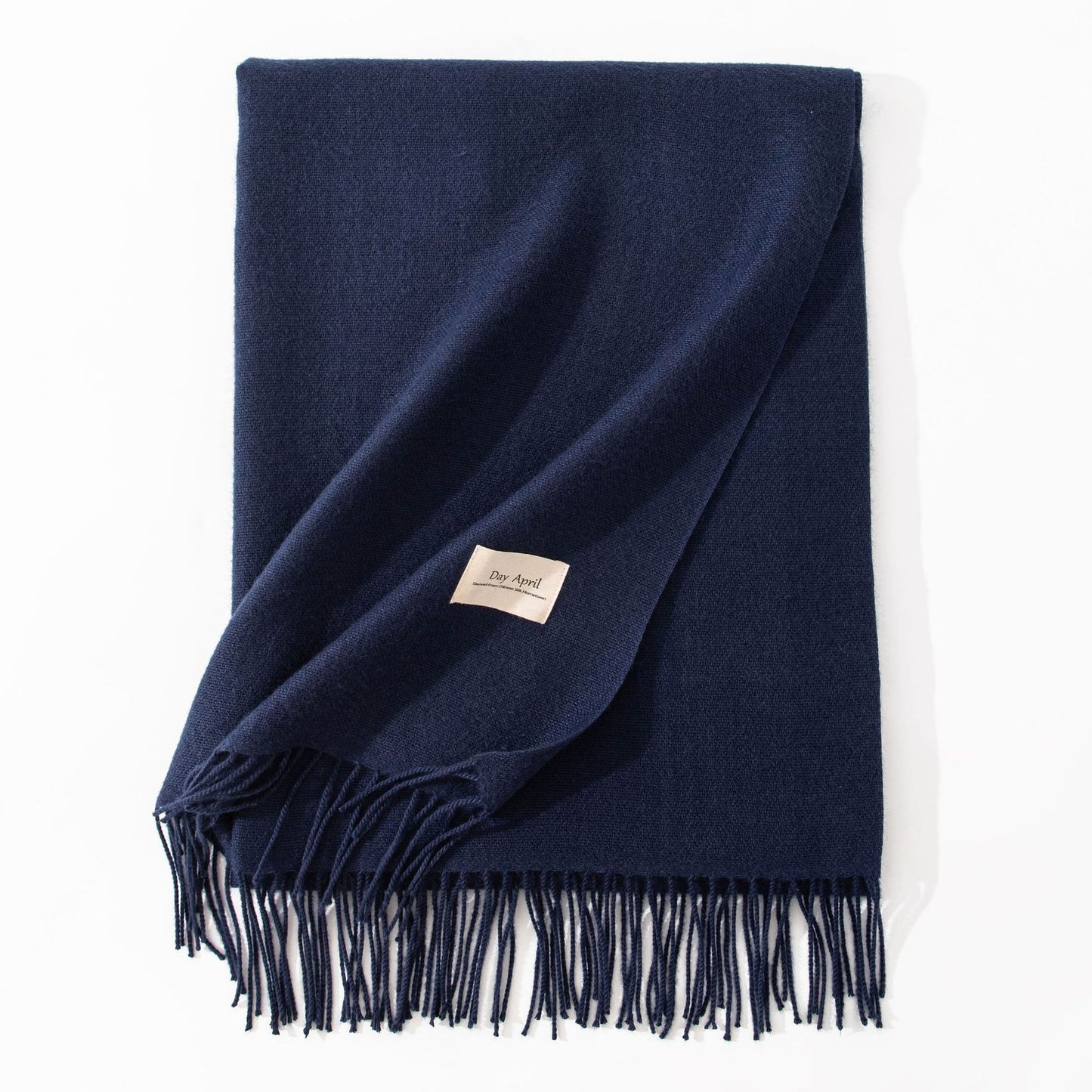 Elegant Halsduk i Imitationskashmir – Varm & Stilren med Fransar