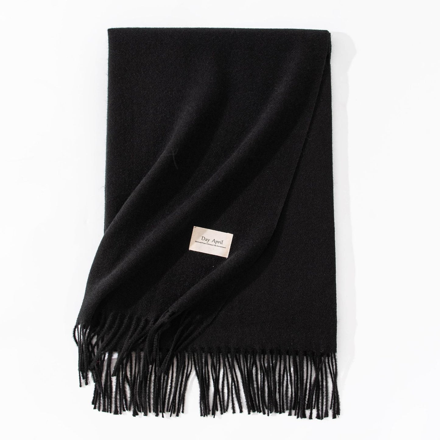 Elegant Halsduk i Imitationskashmir – Varm & Stilren med Fransar